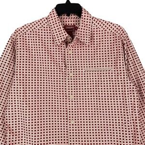 Chaps Western Shirt Mens L Plaid Rodeo Cowboy‎ Heritage Workwear Classic Rustic